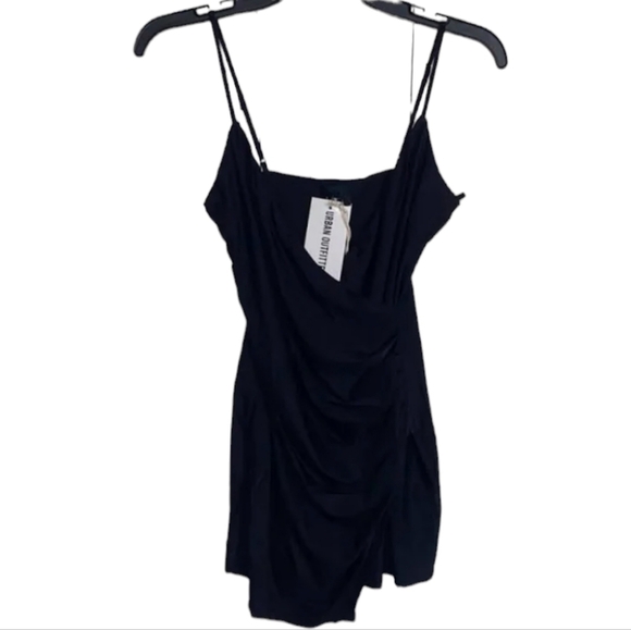NWT Urban Outfitters Lumiere Mini Black Dress Large - Picture 4 of 14